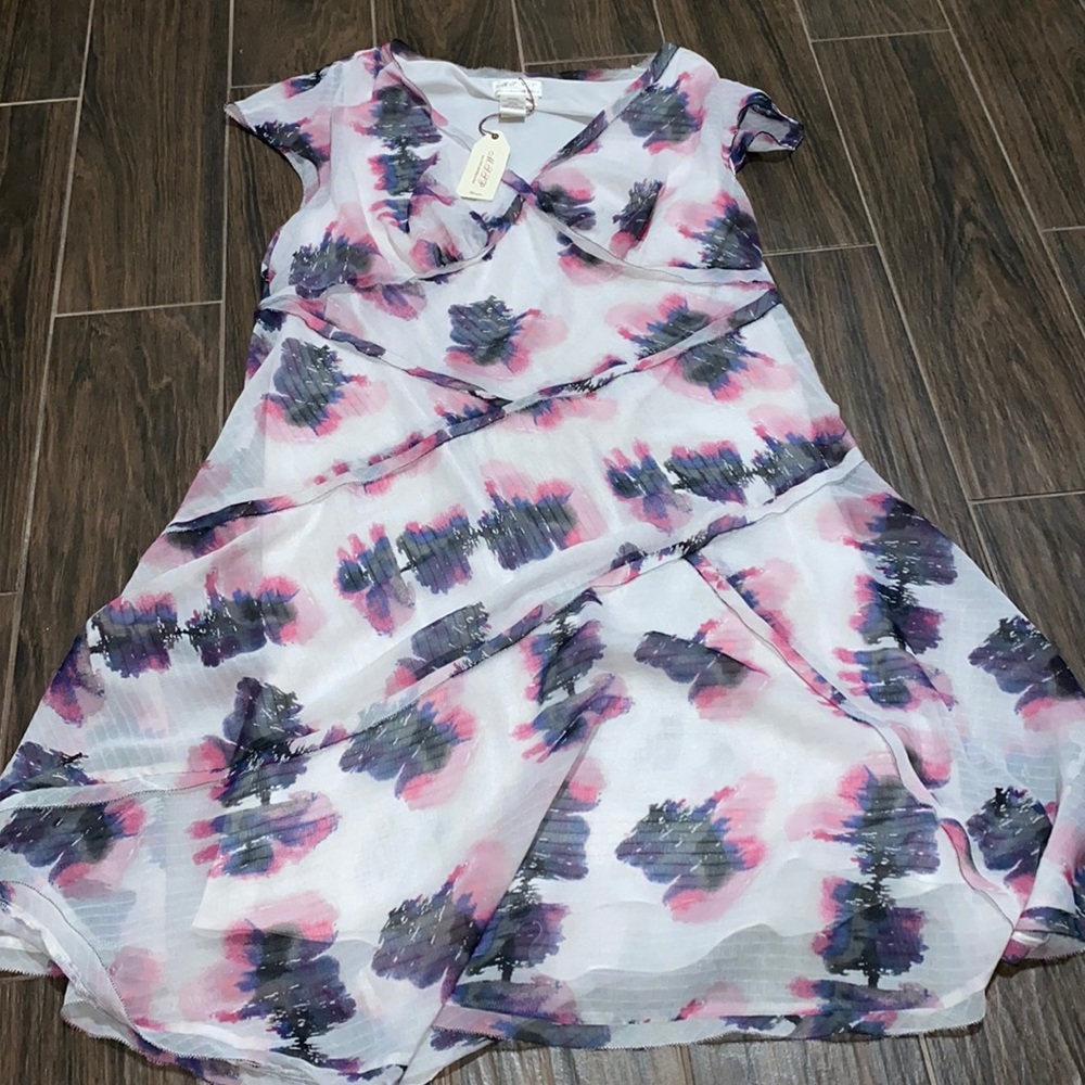 MSSP chiffon pattern dress